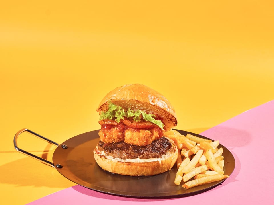 Raj Burger: Fotografía gastronómica